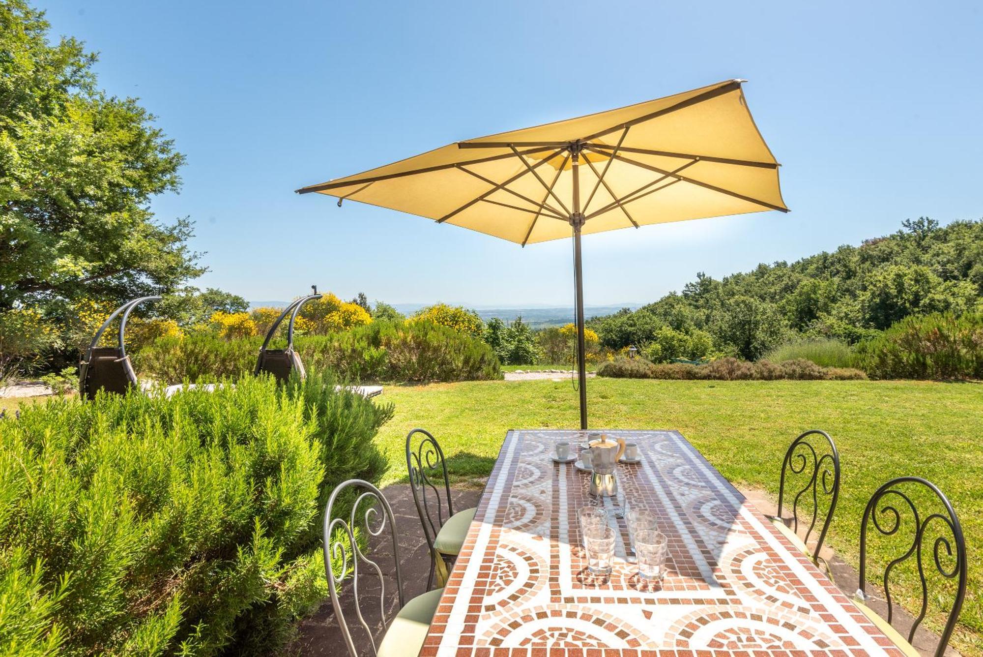 Cignella Garden Villas In Tuscany Trequanda Bagian luar foto