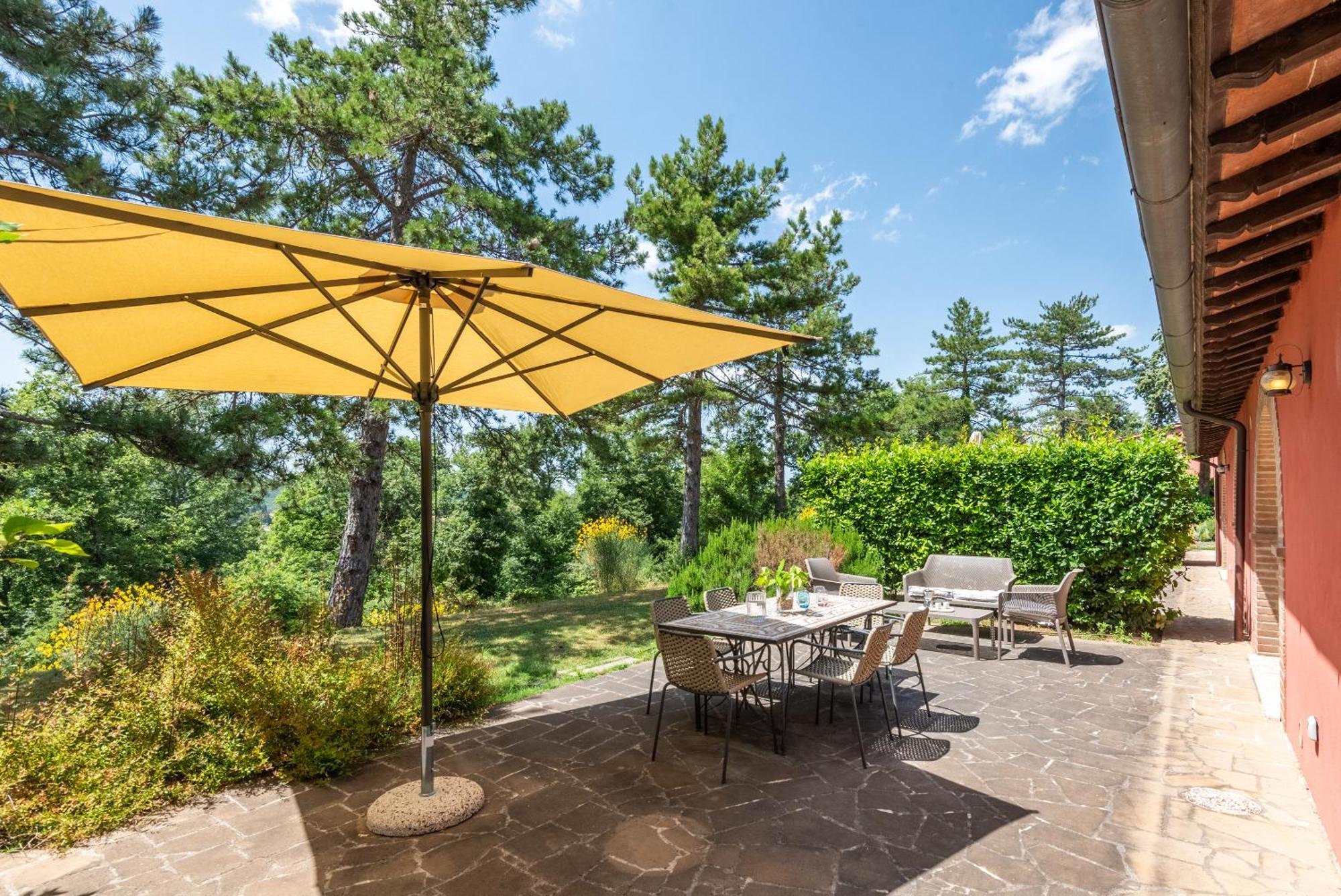 Cignella Garden Villas In Tuscany Trequanda Bagian luar foto