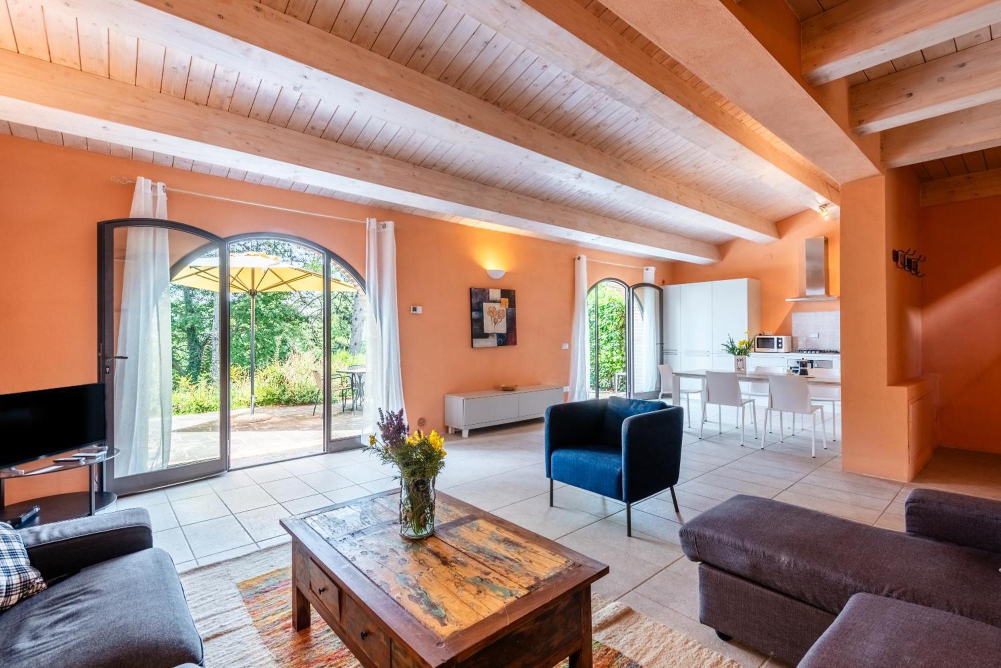 Cignella Garden Villas In Tuscany Trequanda Bagian luar foto