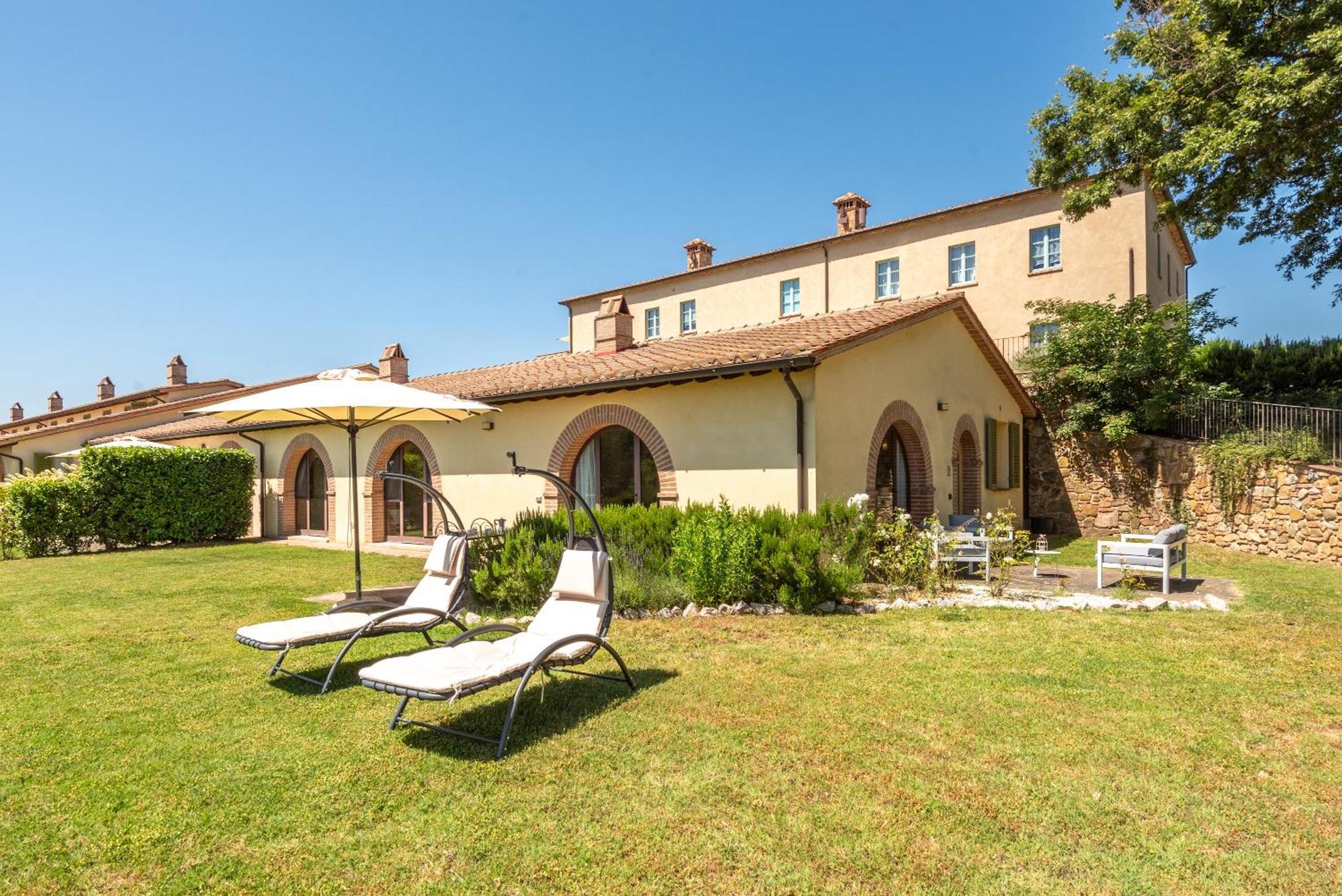 Cignella Garden Villas In Tuscany Trequanda Bagian luar foto