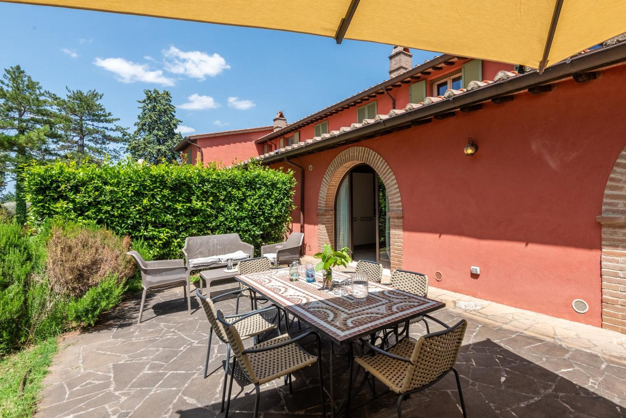 Cignella Garden Villas In Tuscany Trequanda Bagian luar foto