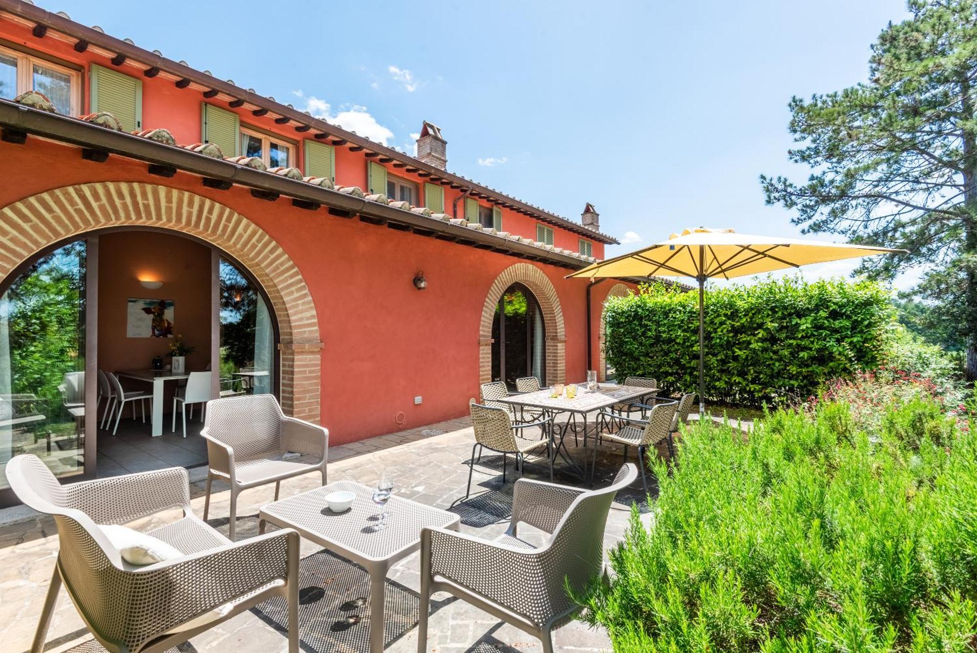 Cignella Garden Villas In Tuscany Trequanda Bagian luar foto