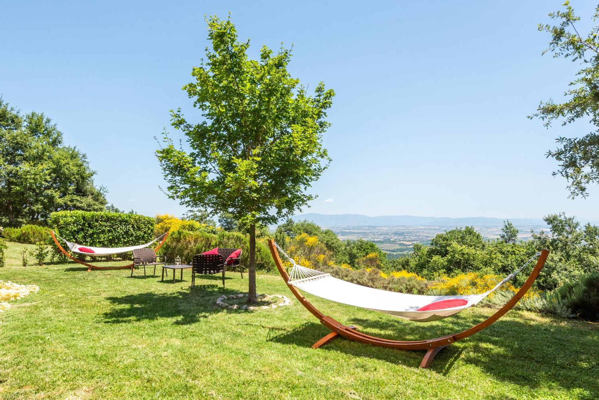Cignella Garden Villas In Tuscany Trequanda Bagian luar foto