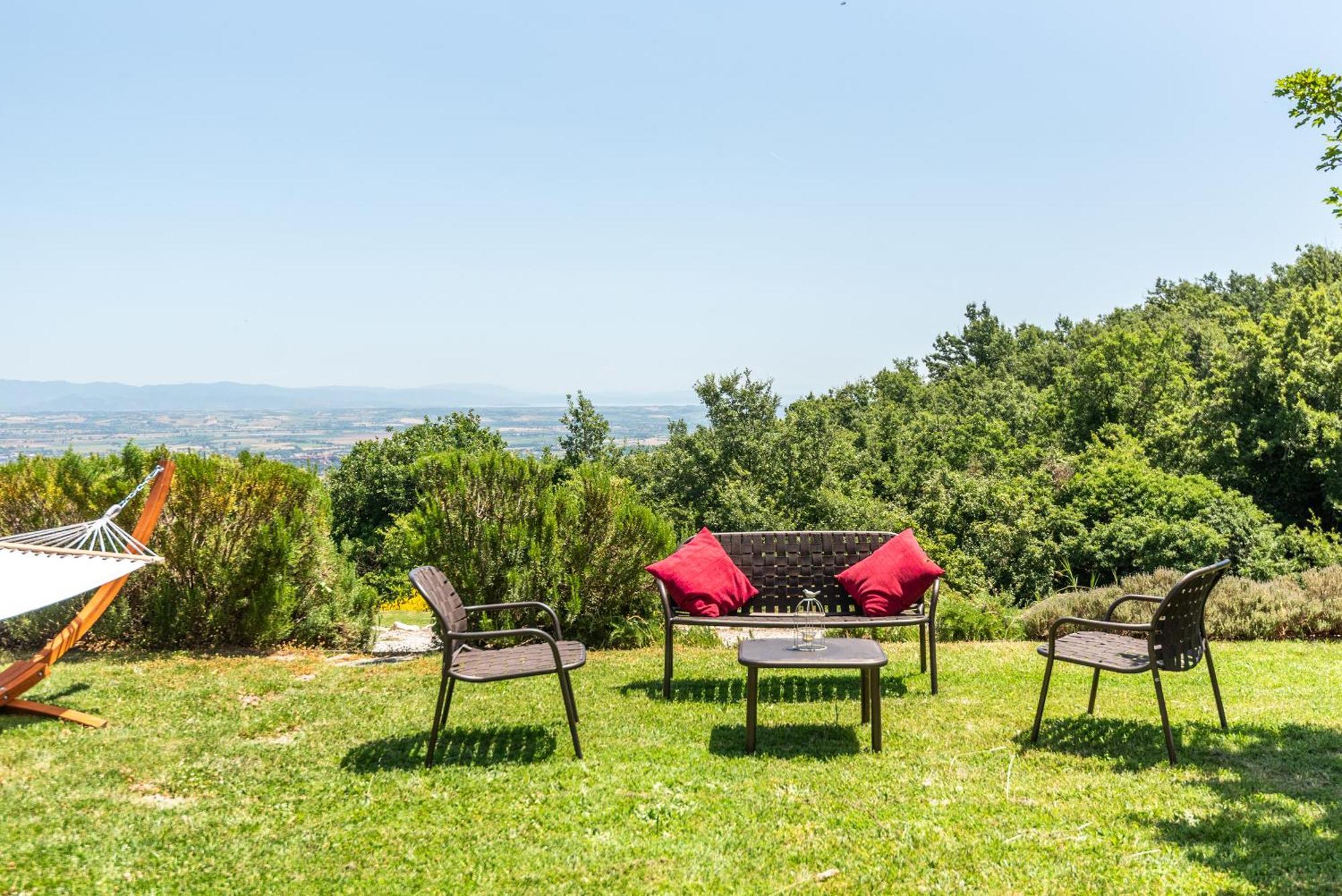 Cignella Garden Villas In Tuscany Trequanda Bagian luar foto
