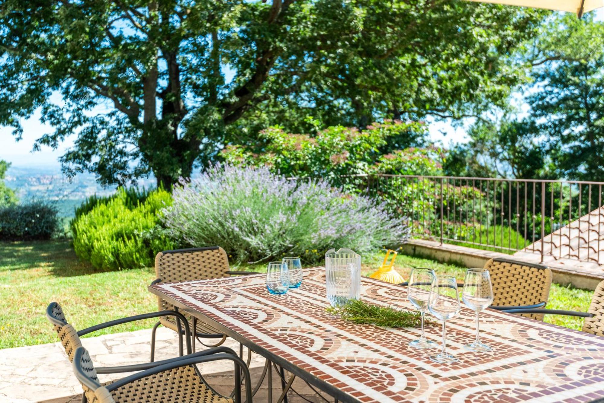 Cignella Garden Villas In Tuscany Trequanda Bagian luar foto