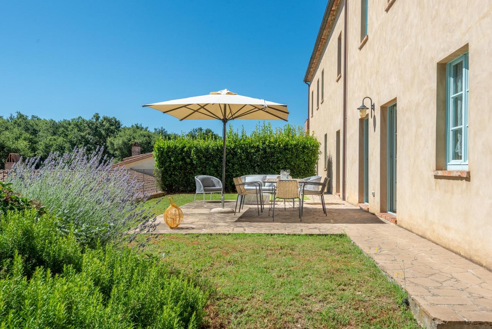 Cignella Garden Villas In Tuscany Trequanda Bagian luar foto
