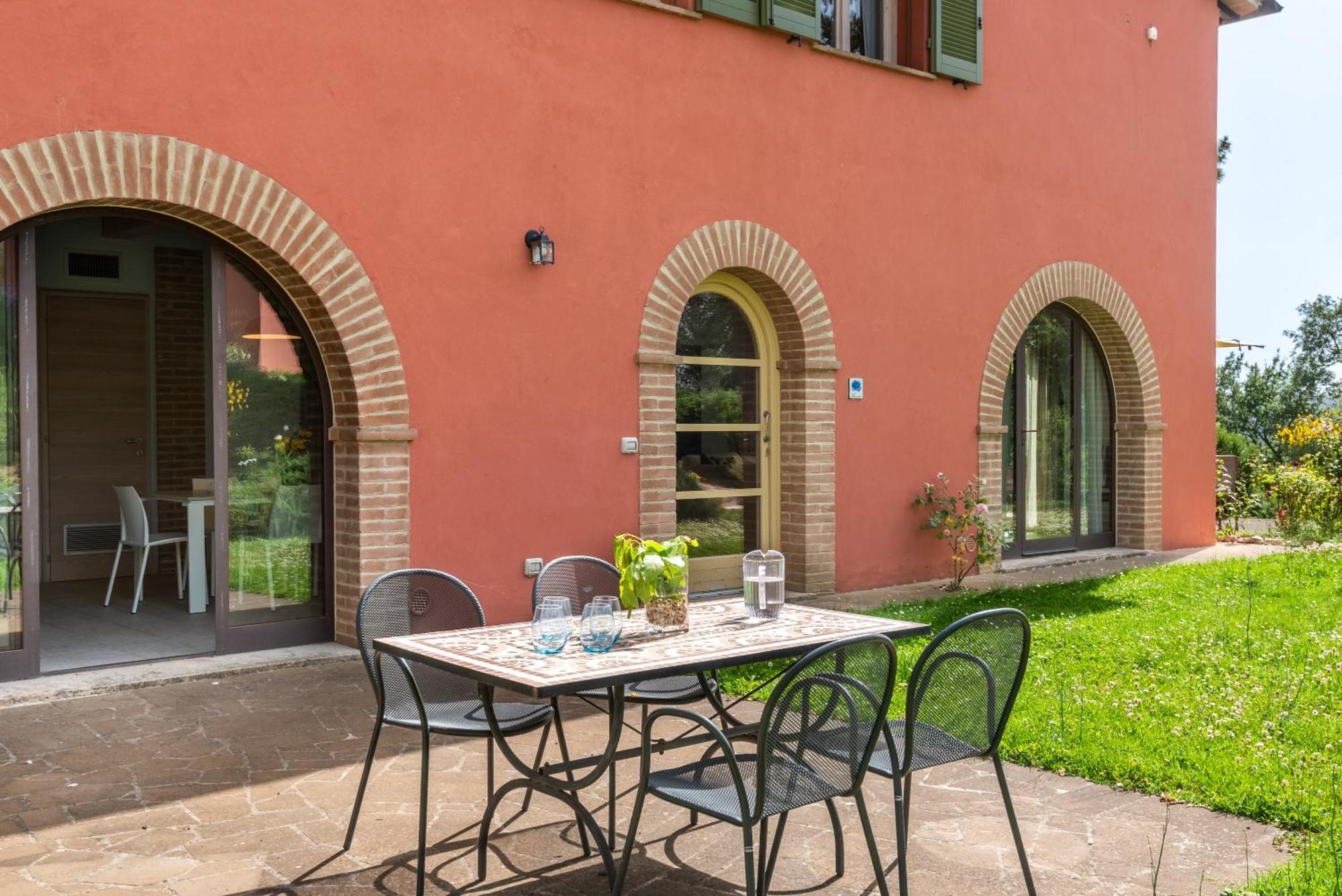 Cignella Garden Villas In Tuscany Trequanda Bagian luar foto